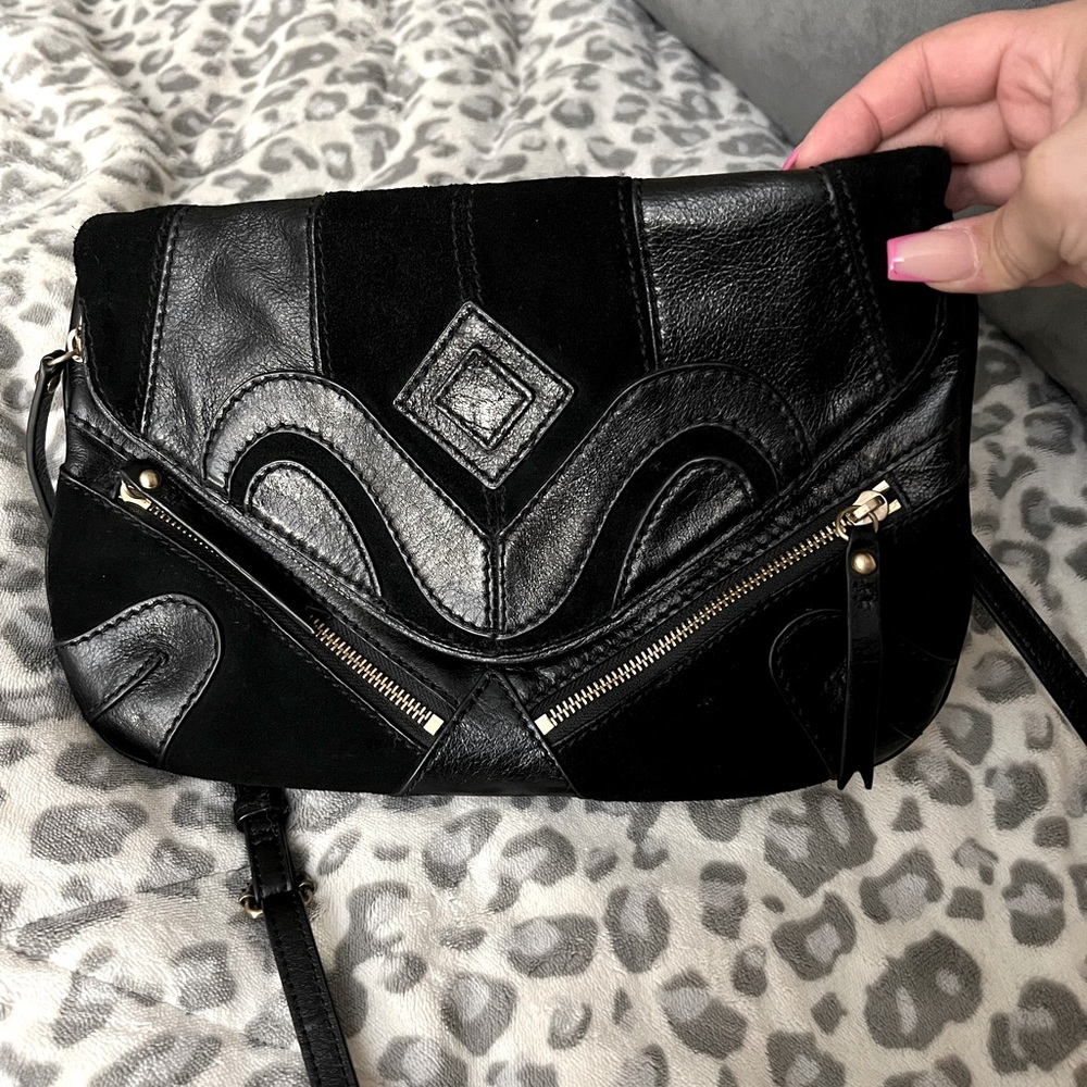 Isabella Fiore black “Harley” crossbody bag